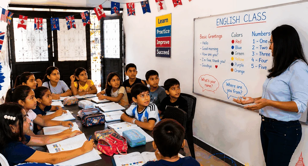 Clase de inglés